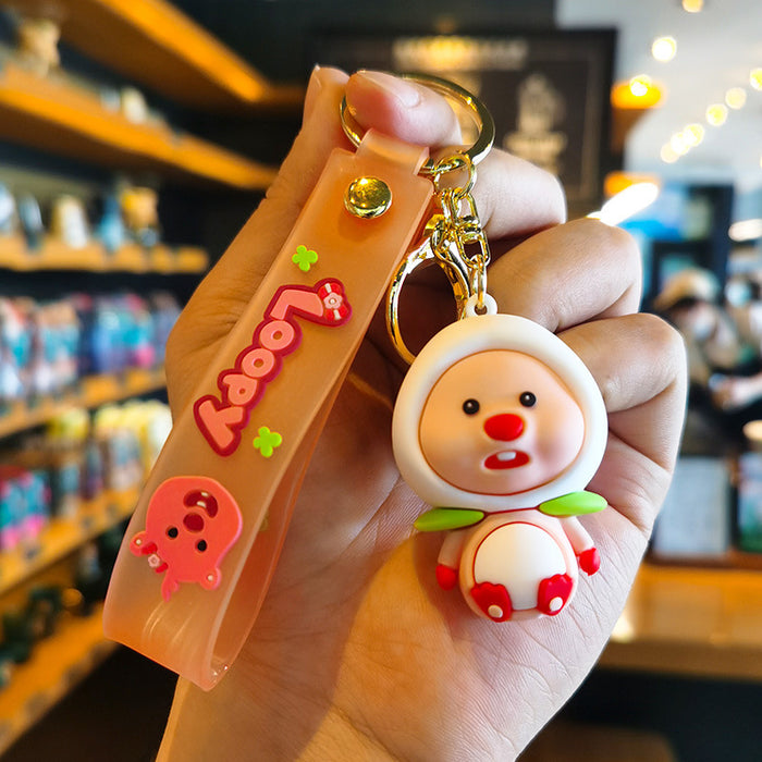 Wholesale Cartoon Doll Silicone Keychain JDC-KC-Tingm243