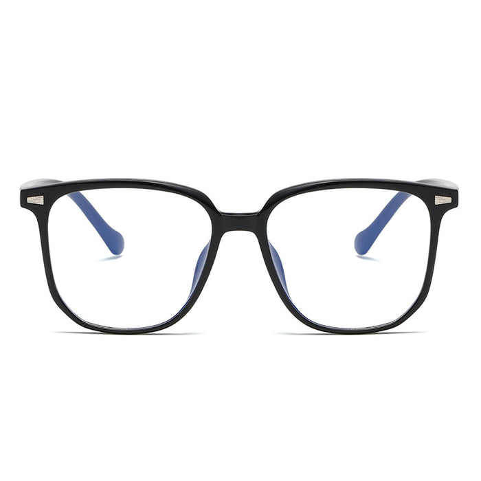 Wholesale Large frame anti blue light eyeglass frame, fashionable and high-end sensory artifact TR flat mirror frame