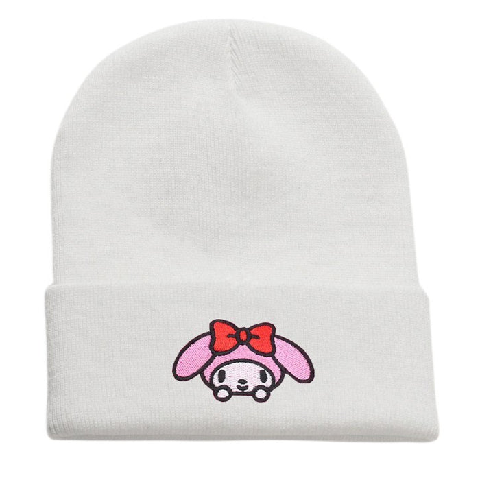 Wholesale Cartoon Embroidery Acrylic Wool Knitted Hat JDC-FH-Shengn004