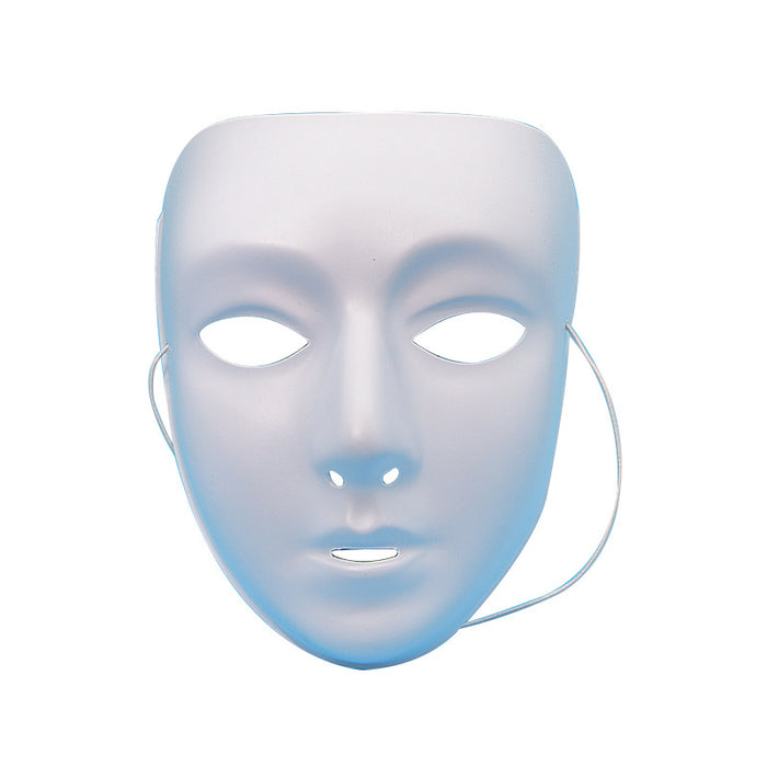 Wholesale Pure White Frosted Street Dance Mask Mask Dancer Ghost Step  Mask Ball