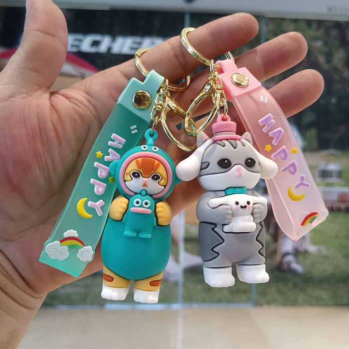 Wholesale PVC Cartoon Doll Keychain JDC-KC-KuangK014