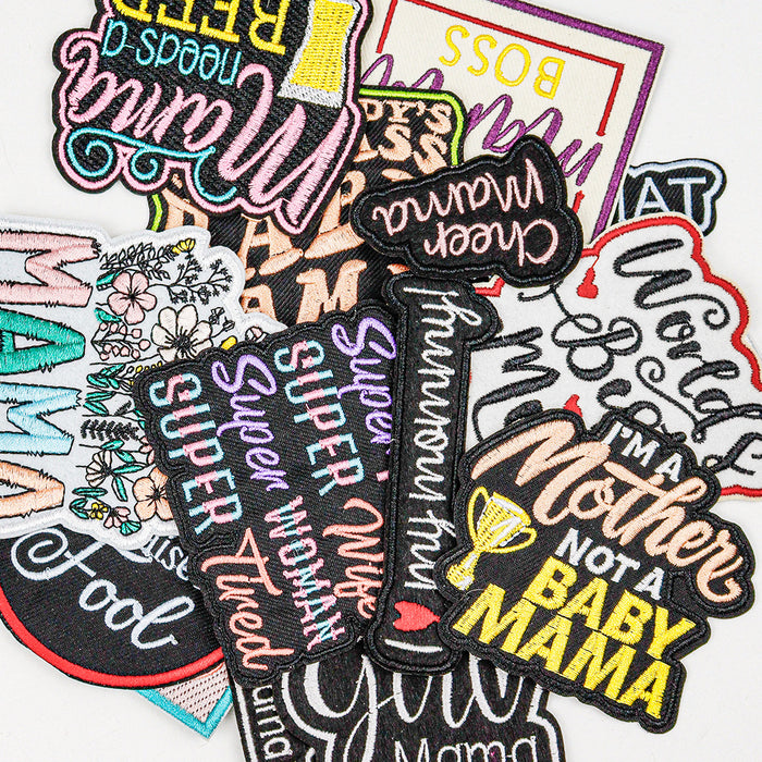 Wholesale Embroidery Sticker No Sewing DIY Patches
