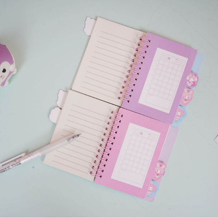 Wholesale Cute cartoon spiral notebook with dividers for students.