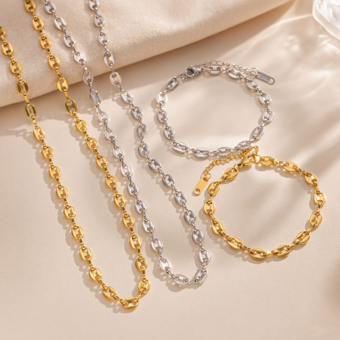 Wholesale Gold-Plated Versatile Clavicle Chain Necklace