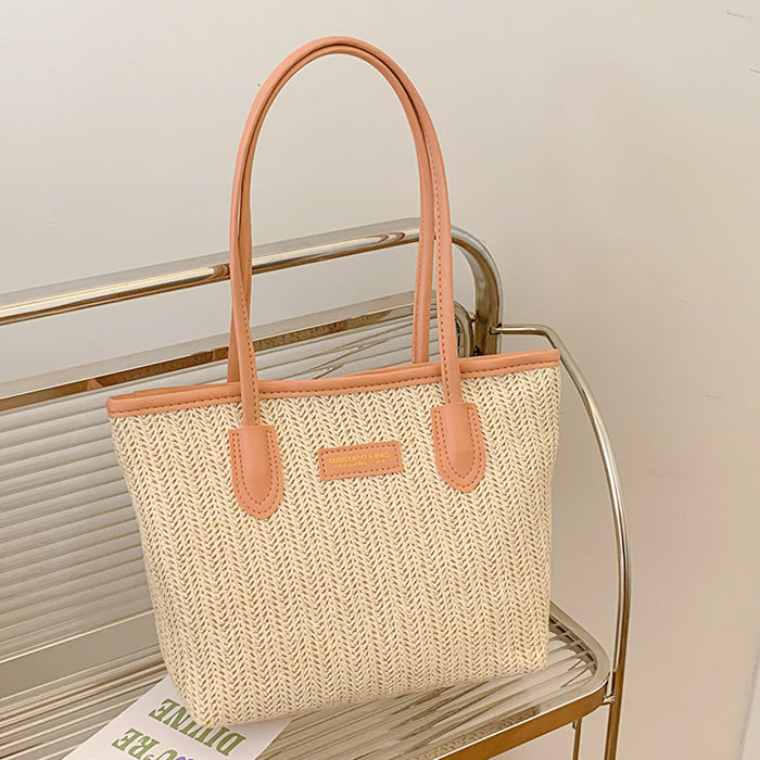 Wholesale Large capacity woven bag, new fashionable and stylish versatile armpit bag, tote bag