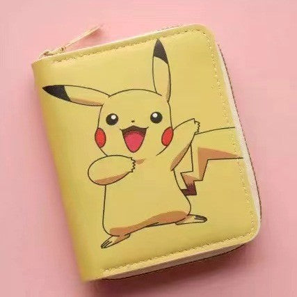 Wholesale Cartoon Anime Short Zipper Small Wallet