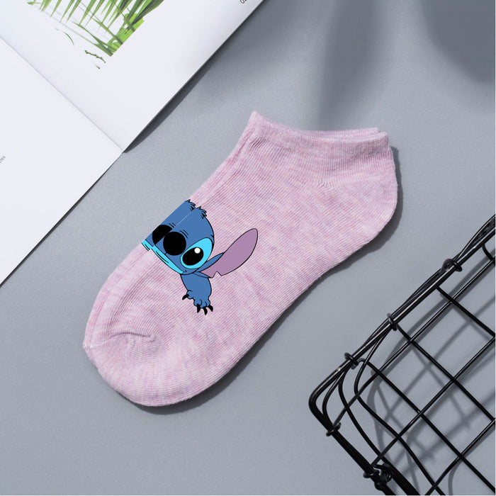 Wholesale Cartoon Short Cotton Socks JDC-SK-WuDuomei005