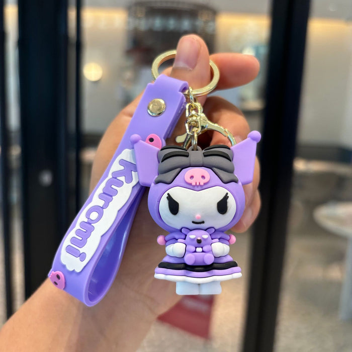 Wholesale Cartoon Silicone Anime Keychain JDC-KC-PengYu047