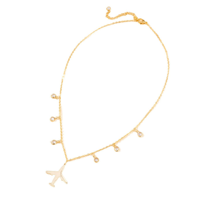 Wholesale Fashionable, simple and versatile necklace decoration, electroplated titanium steel necklace decoration