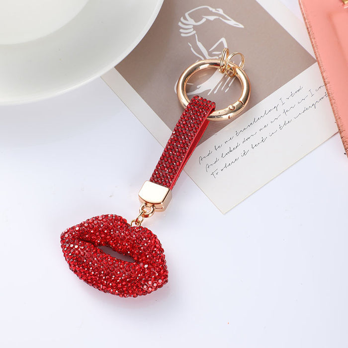 Wholesale Minimalist Lip Keychain Bag Charm