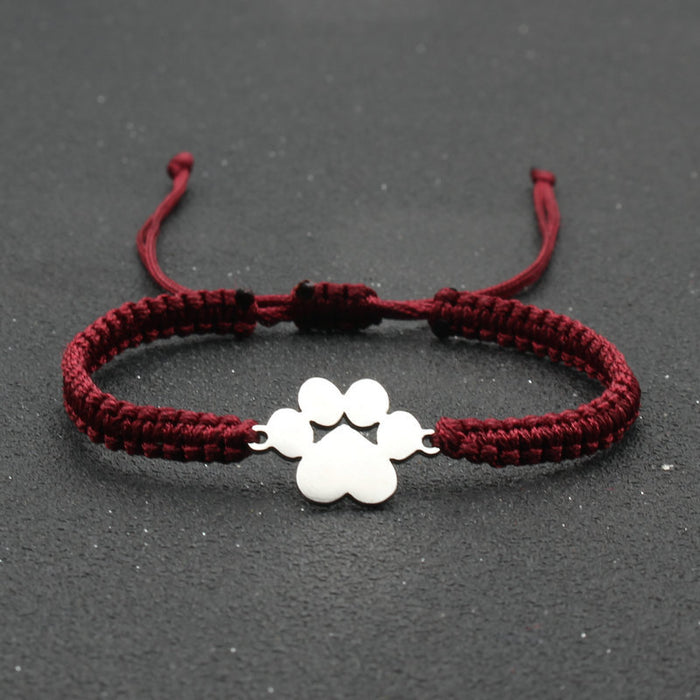 Wholesale Hand Woven Adjustable Bear Claw Bracelet JDC-BT-SX004