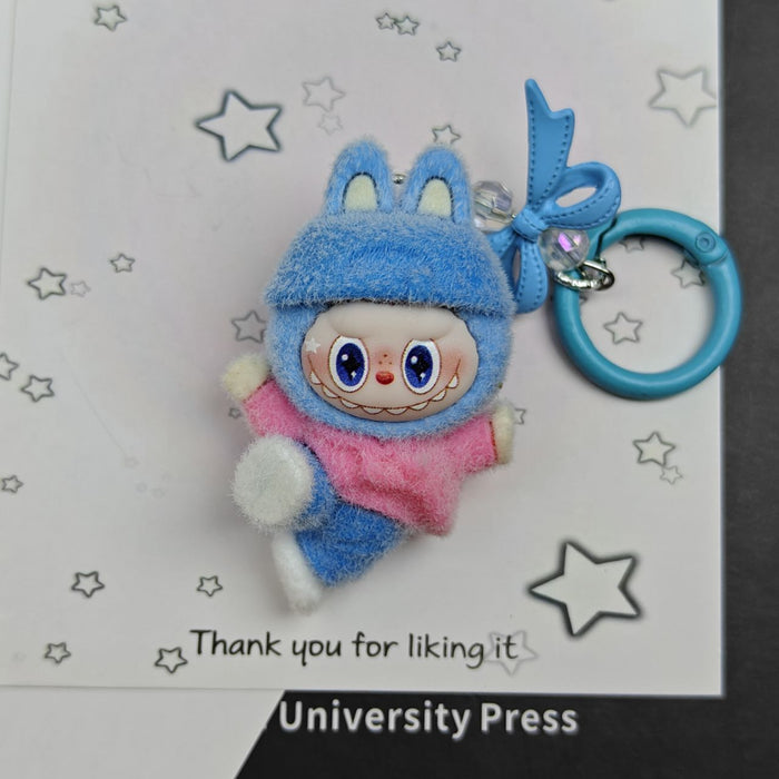 Wholesale Flocked Dancing Doll Keychain