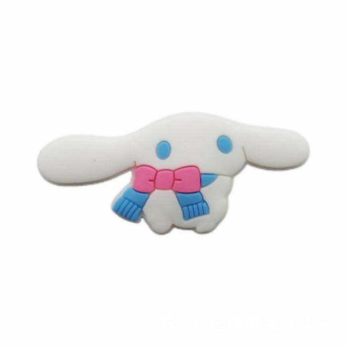 Wholesale 100 Pcs Shoe Flower Shoe Buckle Hole Shoe Accessories PVC Soft Glue Jewelry