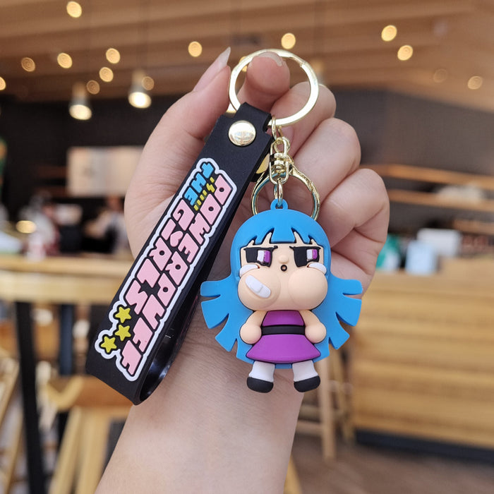 Wholesale Cartoon Silicone Doll Keychain JDC-KC-ZhuoRan028