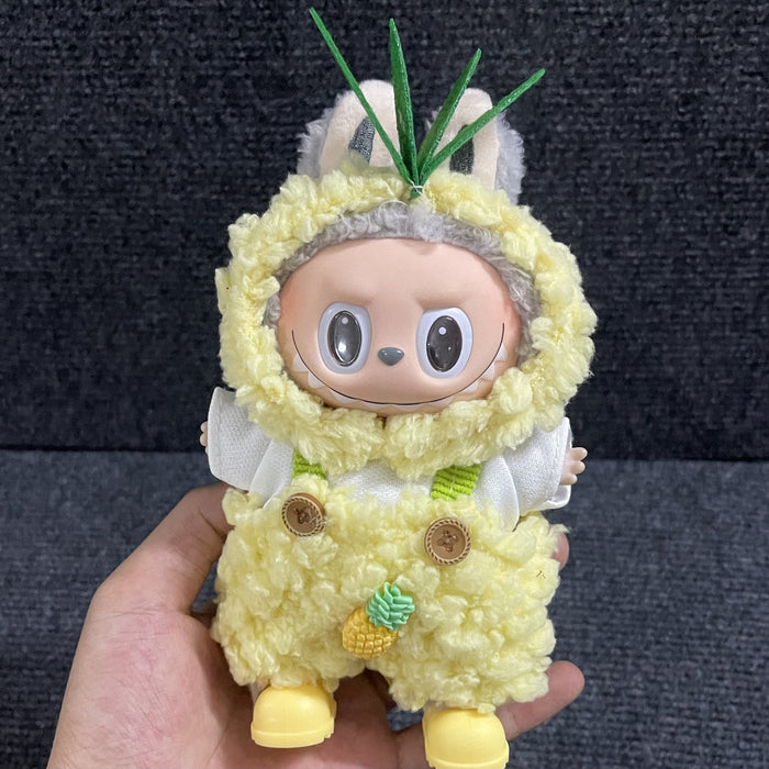Wholesale Wearable Baby Clothes 17cm Doll Cute  Suit Skirt Plush Clothes