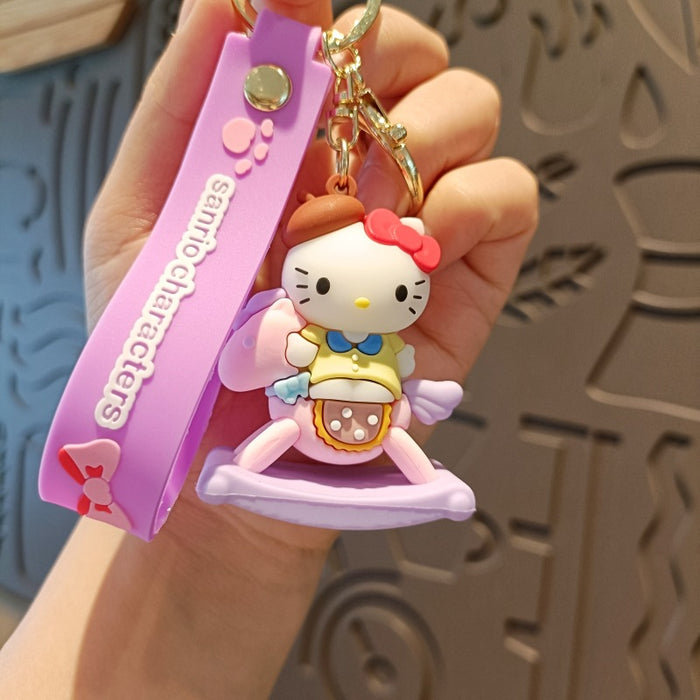 Wholesale Cartoon Doll Silicone Keychain JDC-KC-MingT075