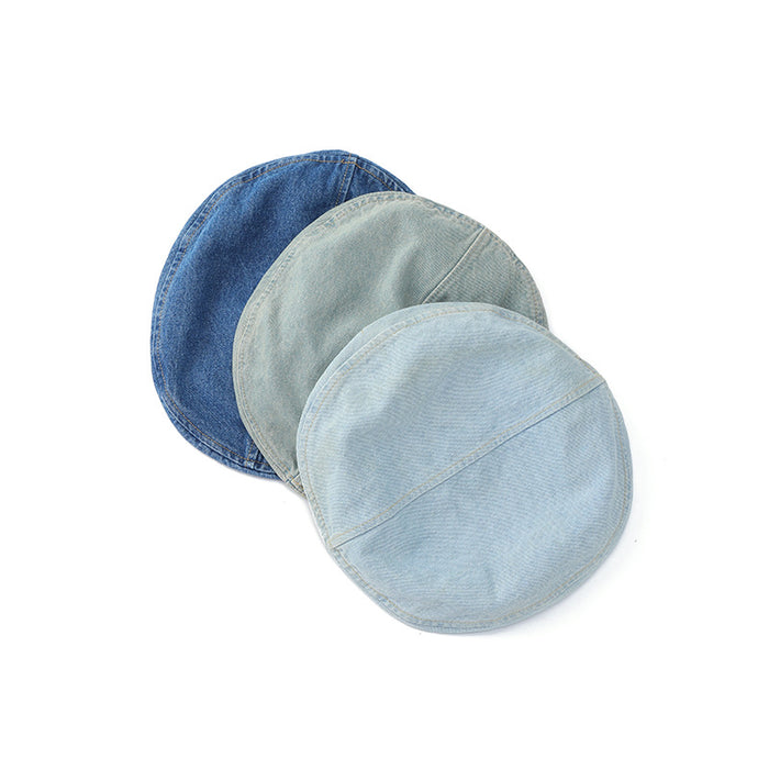 Wholesale Solid Color Painter's Hat, Versatile British Style Fabric Hat