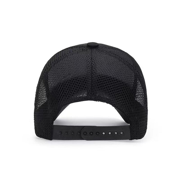 Wholesale Summer Mesh Breathable Long Eave Sunshade Baseball Cap Men's  CAP Half Mesh Large Eave  Hat