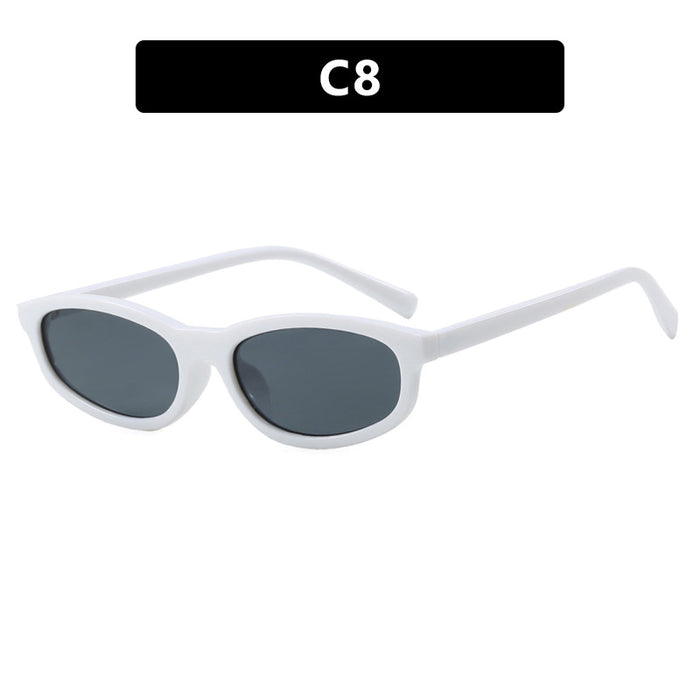 Wholesale Small frame personalized sunglasses, round face sunglasses, slimming and high-end sunglasses