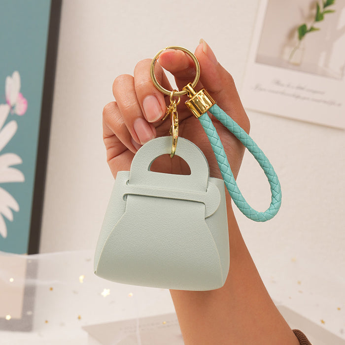 Wholesale Zero Wallet Coin Charter Key Bag Handheld Small Bag Keychain PU Leather