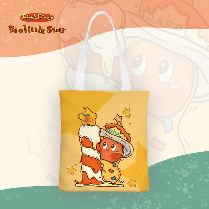 Wholesale Cute cartoon canvas shoulder bags in various colors