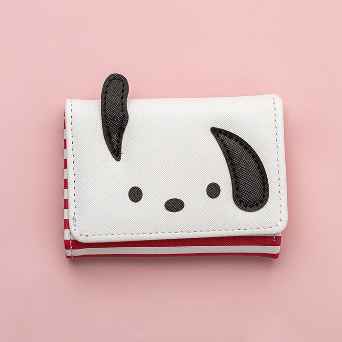 Wholesale Cartoon Cute Girly Face Wallet Card Holder Short Wallet Coin Purse Loose Money Coin Storage Bag JDC-WT-QT004