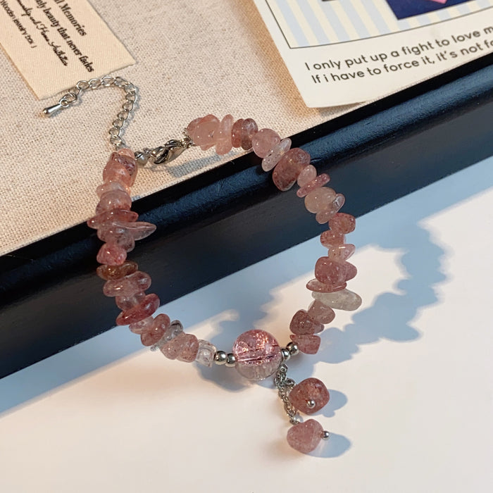 Wholesale Mori-style Gravel Beaded Bracelet for Women Ins Fresh Style Girlfriend Bracelet Niche All-match High-end Antique Bracelet for Summer