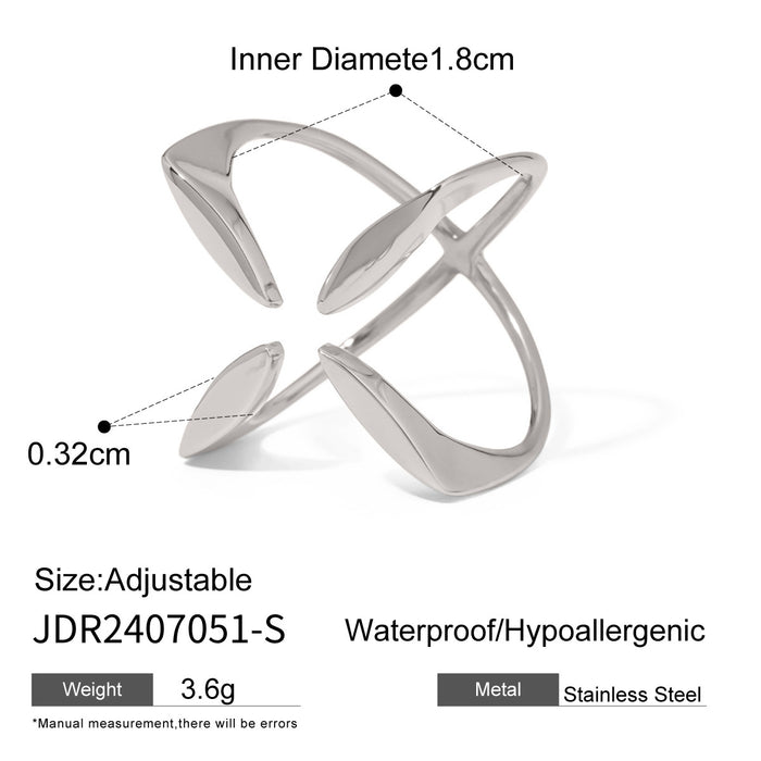 Wholesale Stainless Steel Cross Rings JDC-RS-JD094