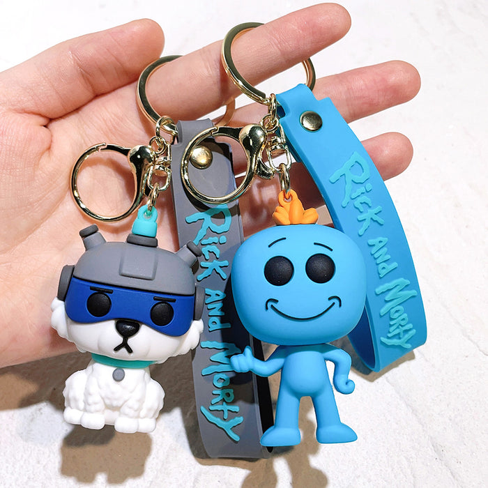 Wholesale Cartoon Silicone Doll Keychain JDC-KC-QiChao006