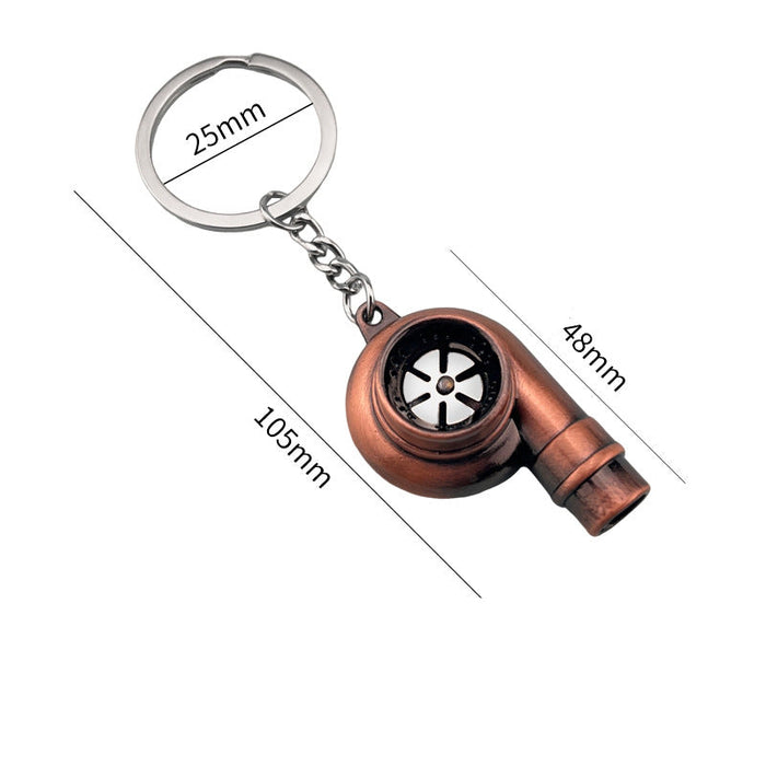 Wholesale Mini Metal Turbo Keychain