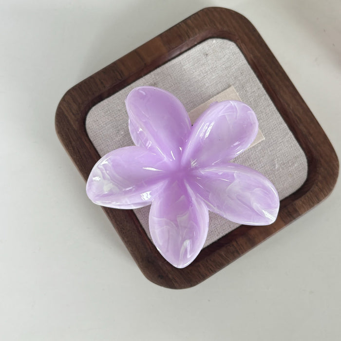 Wholesale Spotted Flower Grab Clip Back of Head Hair Shark Clip Hair Accessories