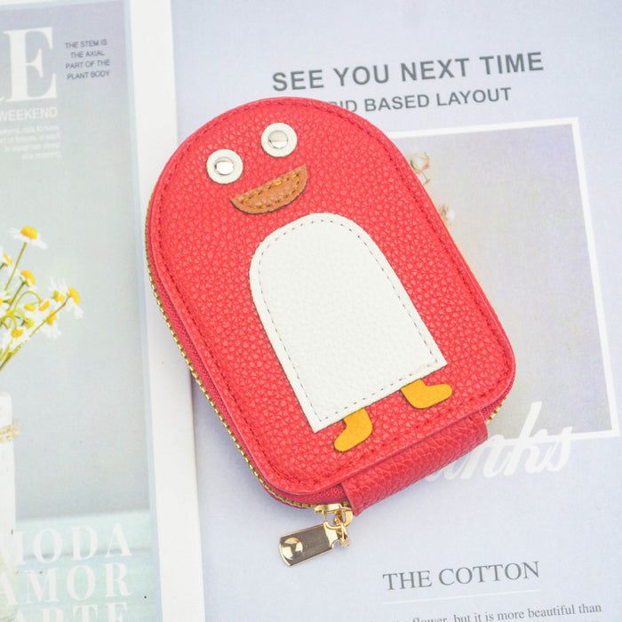 Wholesale Lychee Pattern Card Holder ID Vertical Style Cute JDC-WT-Jiam003