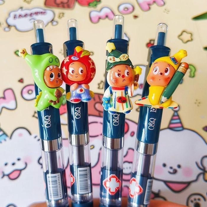 Wholesale Dinosaur Print Cute Gel Pens 0. 5mm Black Blue Ink Bulk Craft Supply