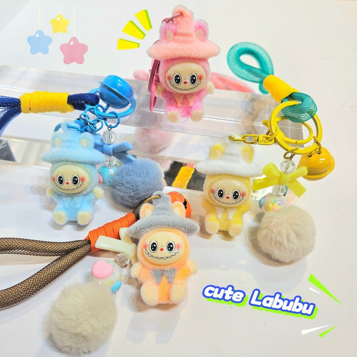 Wholesale Cartoon Doll Little Sheep Keychain Cute Funny Doll Pendant Student School Bag Key Chain Pendant