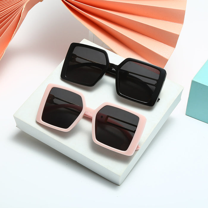 Wholesale Square Cat Eye Sunglasses Fashion Street Photography Black Children's Sunglasses