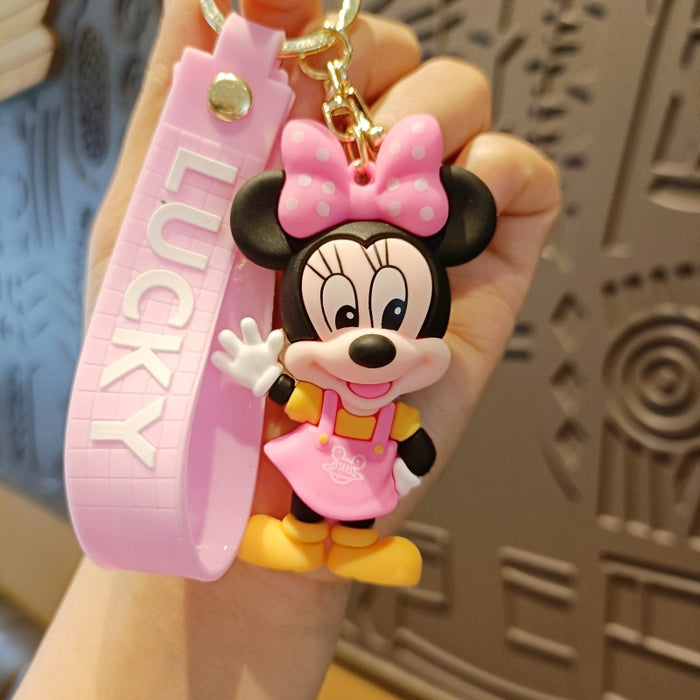 Wholesale Silicone Cartoon Doll Keychain JDC-KC-MingT227