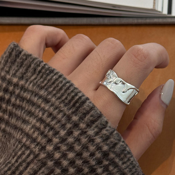 Wholesale Love ring, personalized index finger ring, simple, high-end and versatile