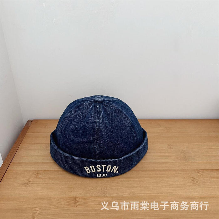 Wholesale Children's Fashion Embroidered Hat Baby's Travel All-match Hat