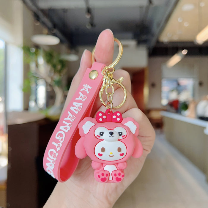 Wholesale Cute Cartoon Doll Silicone Keychain (S) JDC-KC-WC018
