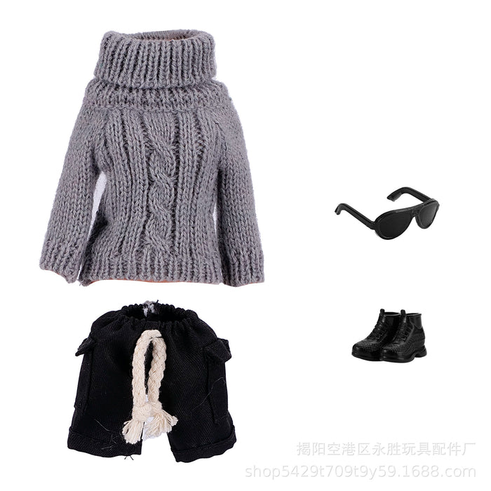 Wholesale Dress  sweater turtleneck wool sweater sweater doll clothes