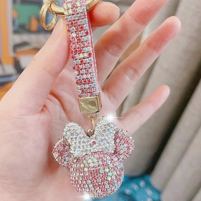 Wholesale Diamond Keychain Cute Cartoon Pendant JDC-KC-NaiLi001