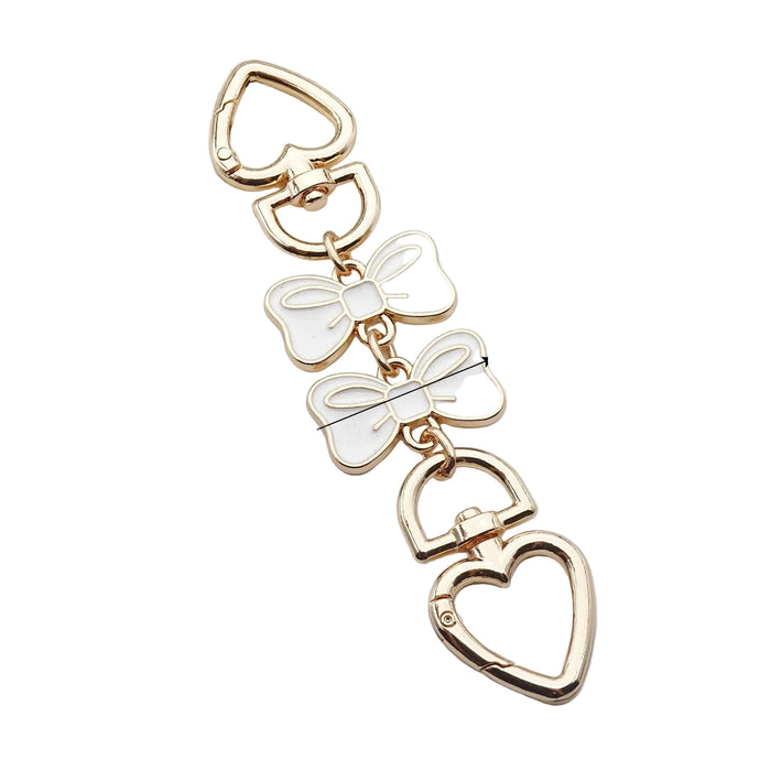 Wholesale Bowknot extension chain bag strap Keychains