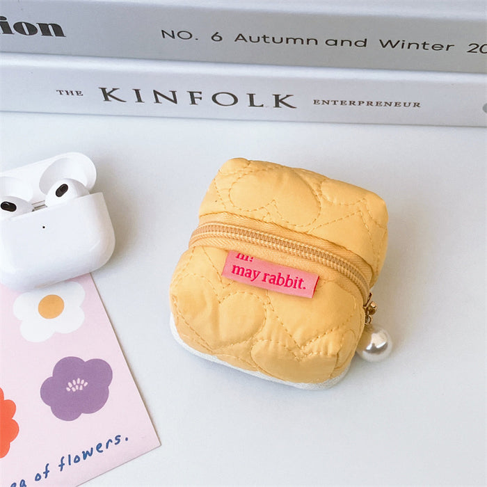 Wholesale Earphone cover protective case Bluetooth earphone bag pendant change small bag storage bag