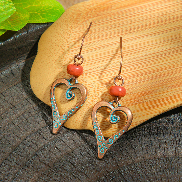 Wholesale Zinc Alloy Bohemian Turquoise Earring Set Fashion Jewelry Accessory MOQ≥2