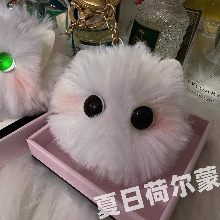Wholesale Cute Plush Cat Ball Elf Cat Pendant Cute Style Girl Keychain Bag Hanging New Key Chain