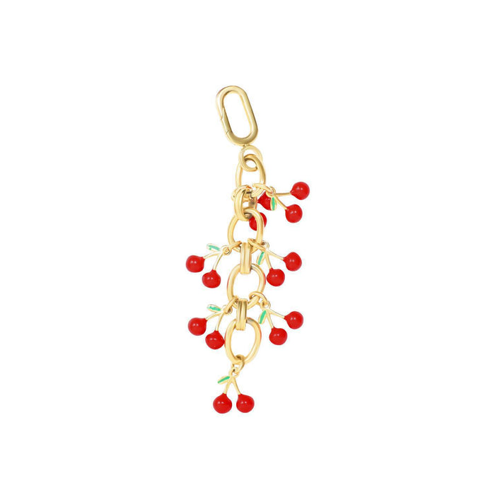 Wholesale Stainless Steel Furnace Vacuum Electroplating Jewelry Gold Pendant Beach Style Zircon Keychain Pendant