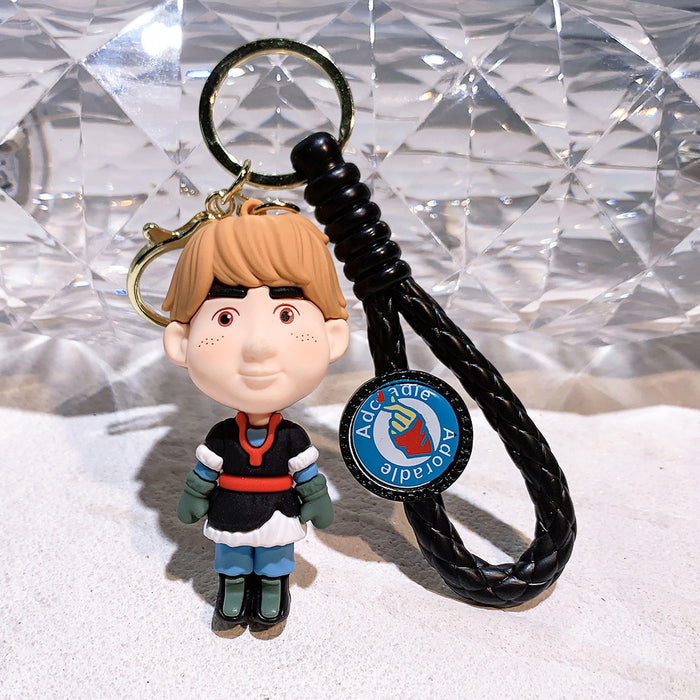 Wholesale Cartoon Silicone Doll Keychain JDC-KC-QiChao030