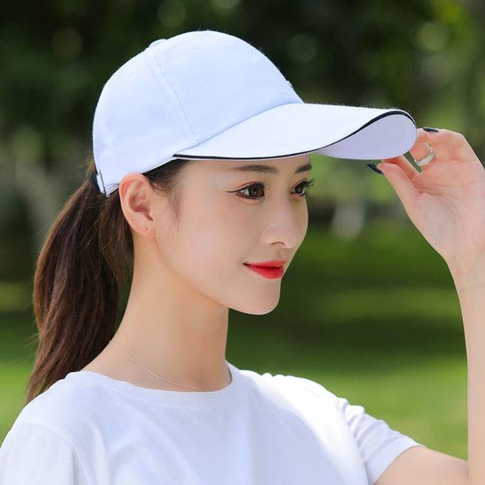 Wholesale Hat women's summer sun-proof peaked cap fashionable all-match fashionable thin long brim baseball cap sun hat