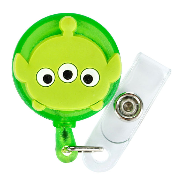 Wholesale Cartoon Badge Scroll Retractable Plastic Keychain JDC-KC-LuoKe001