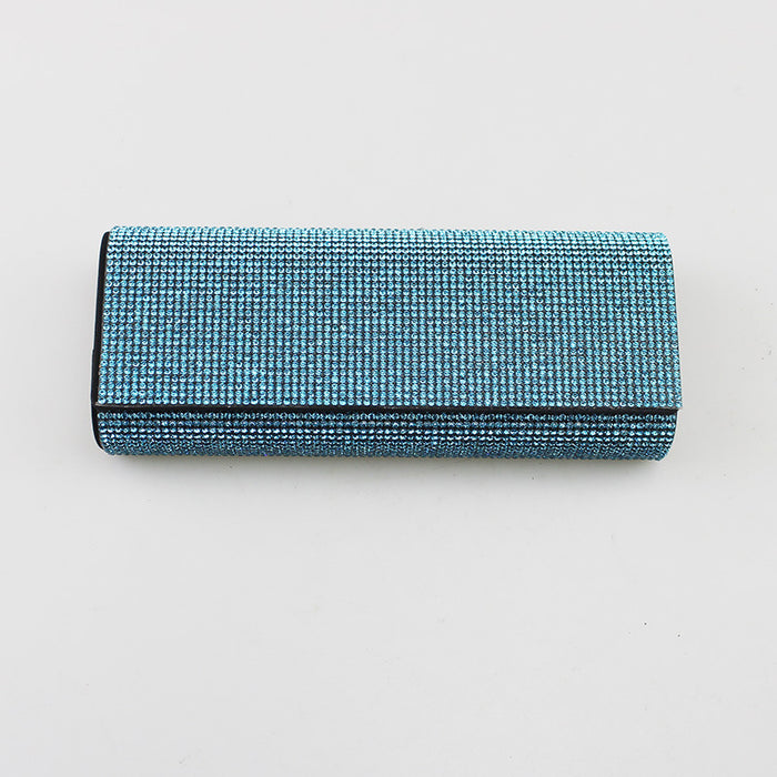 Wholesale Rhinestone Studded Black Eyeglasses Case Decorative Glasses Holder For Everyday Use Gift